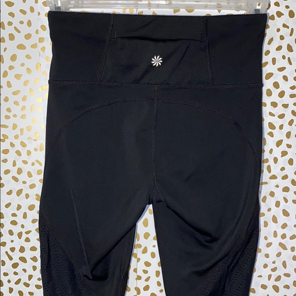 Athleta High Rise Precision 7/8 Tights w/mesh - Picture 5 of 7